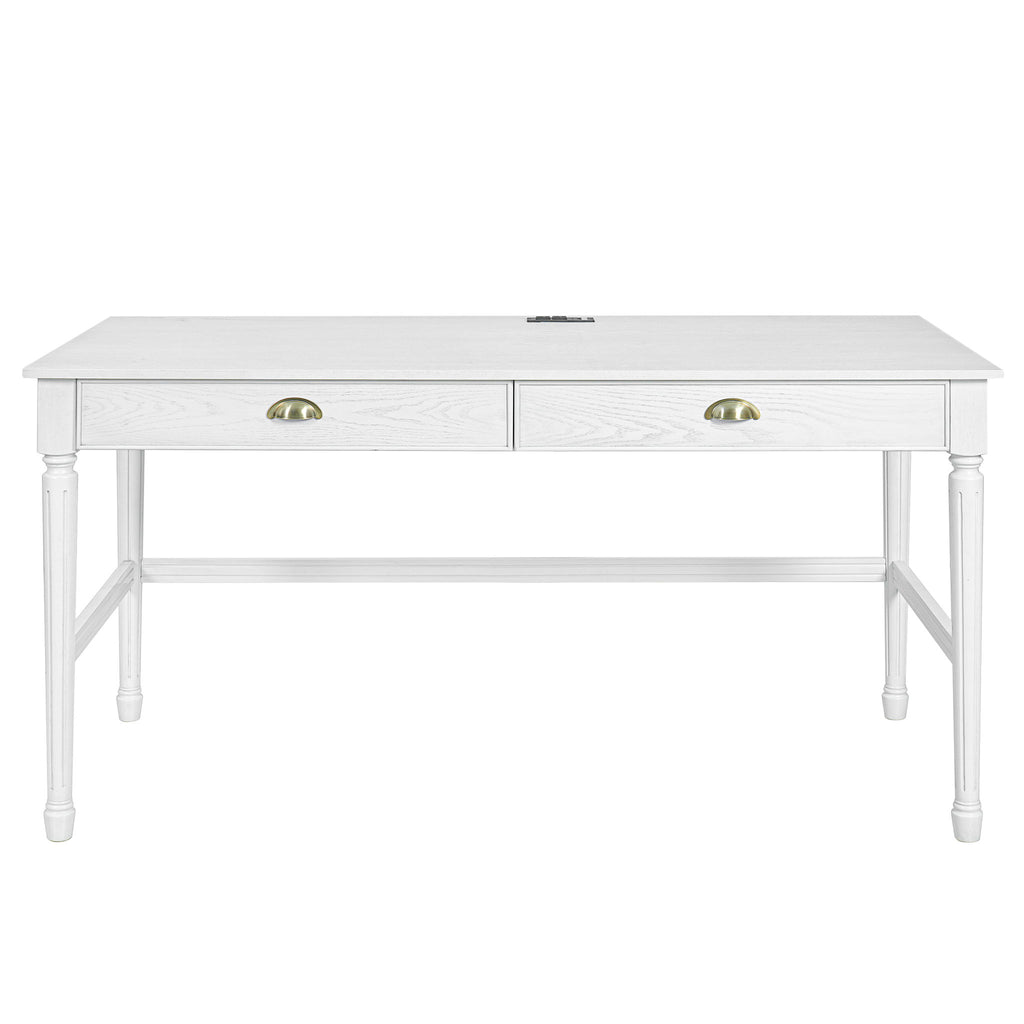 Modern Writing Desk With Drawers For Home Office
