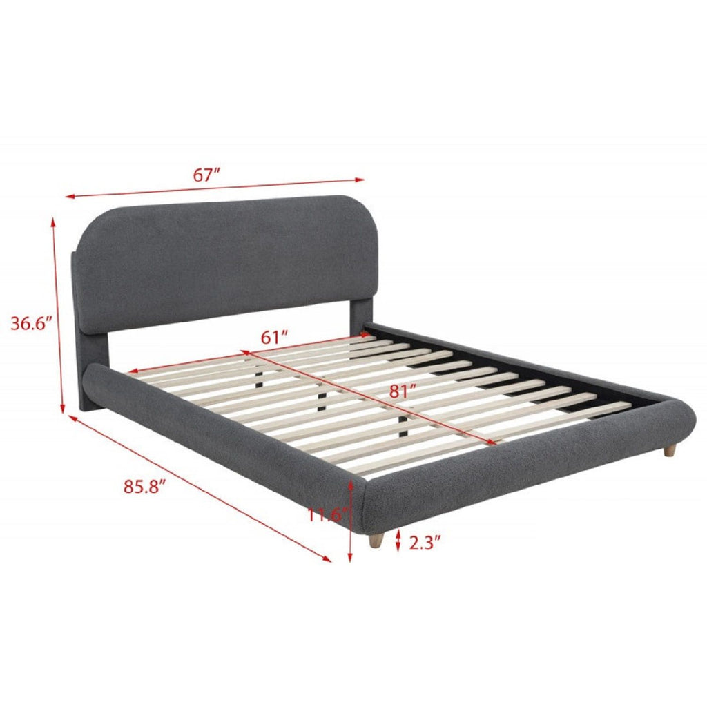 Contemporary Low-Profile Platform Bed