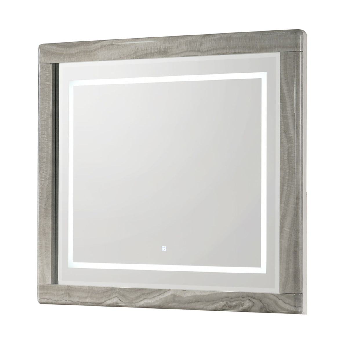 Jazz - LED Mirror With Touch Sensor Switch (Dresser Not Included) - White