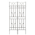 Metal Garden Trellis Rustproof For Climbing Plants Outdoor Flower Support