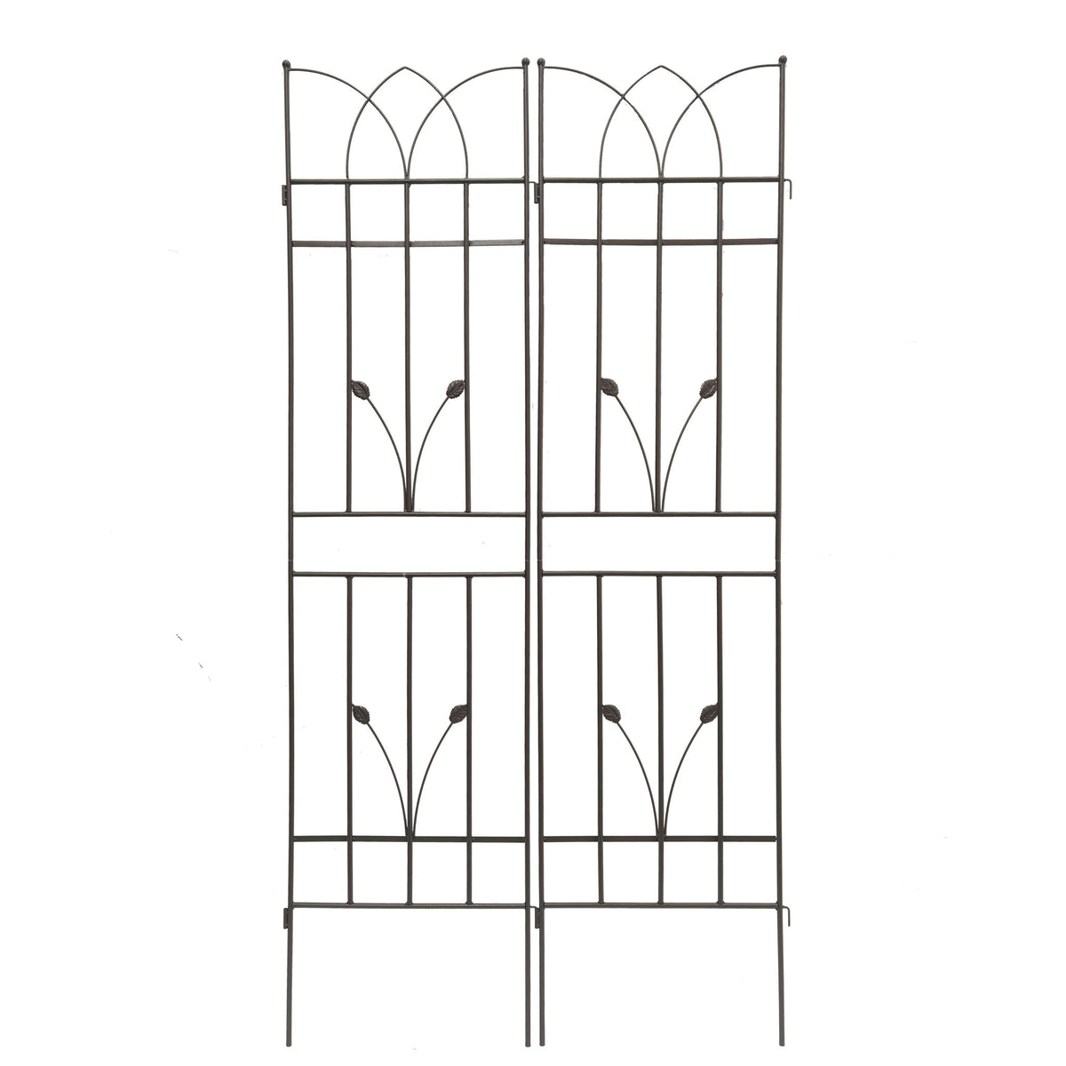 Metal Garden Trellis Rustproof For Climbing Plants Outdoor Flower Support