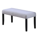 Contemporary Dining Bench Soft Upholstered