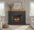 48" Fireplace With Mantel