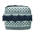 Bowden - Square Pouf Ottoman - Gray