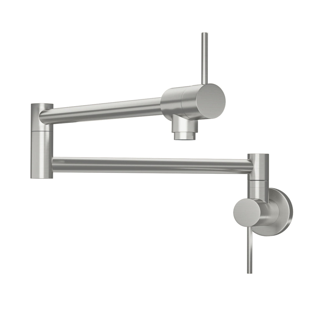 Modern Design Pot Filler Faucet Wall Mount Kitchen Sink, Folding Stretchable