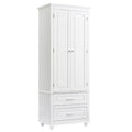 Tall Storage Cabinet With 2 Drawers For Bathroom