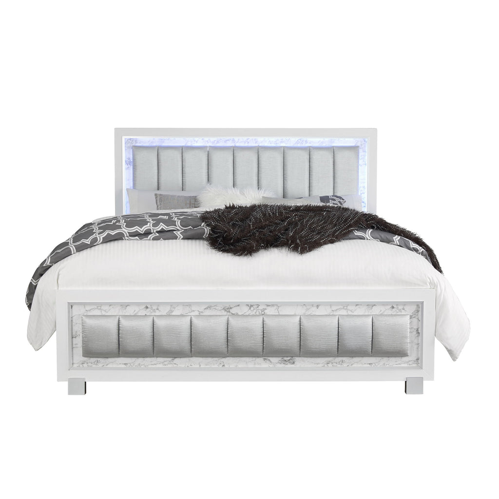Skye - Queen Bed - White
