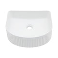 Vessel Bathroom Sink With Design - White