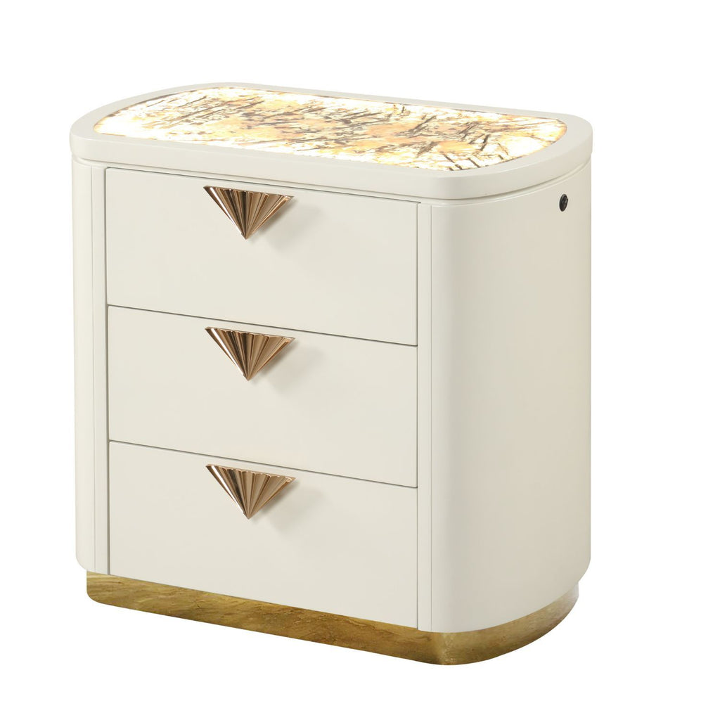 La Pierre - Nightstand - Beige