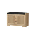 Entryway Shoe Bench With Double Doors
