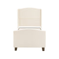 Platform Bed Frame With Tall Headboard And High Footboard