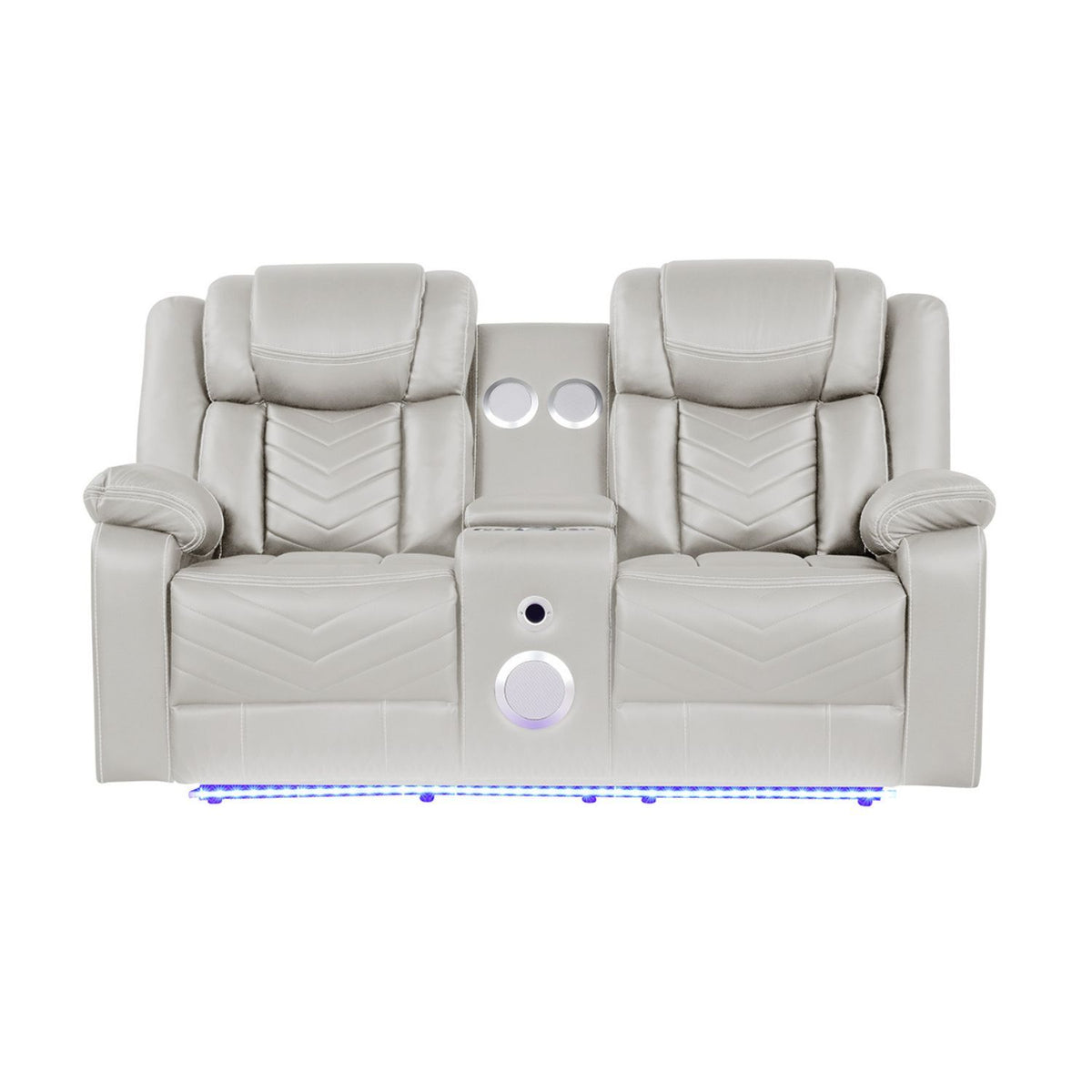 Challenger - LED Power Recliner Loveseat