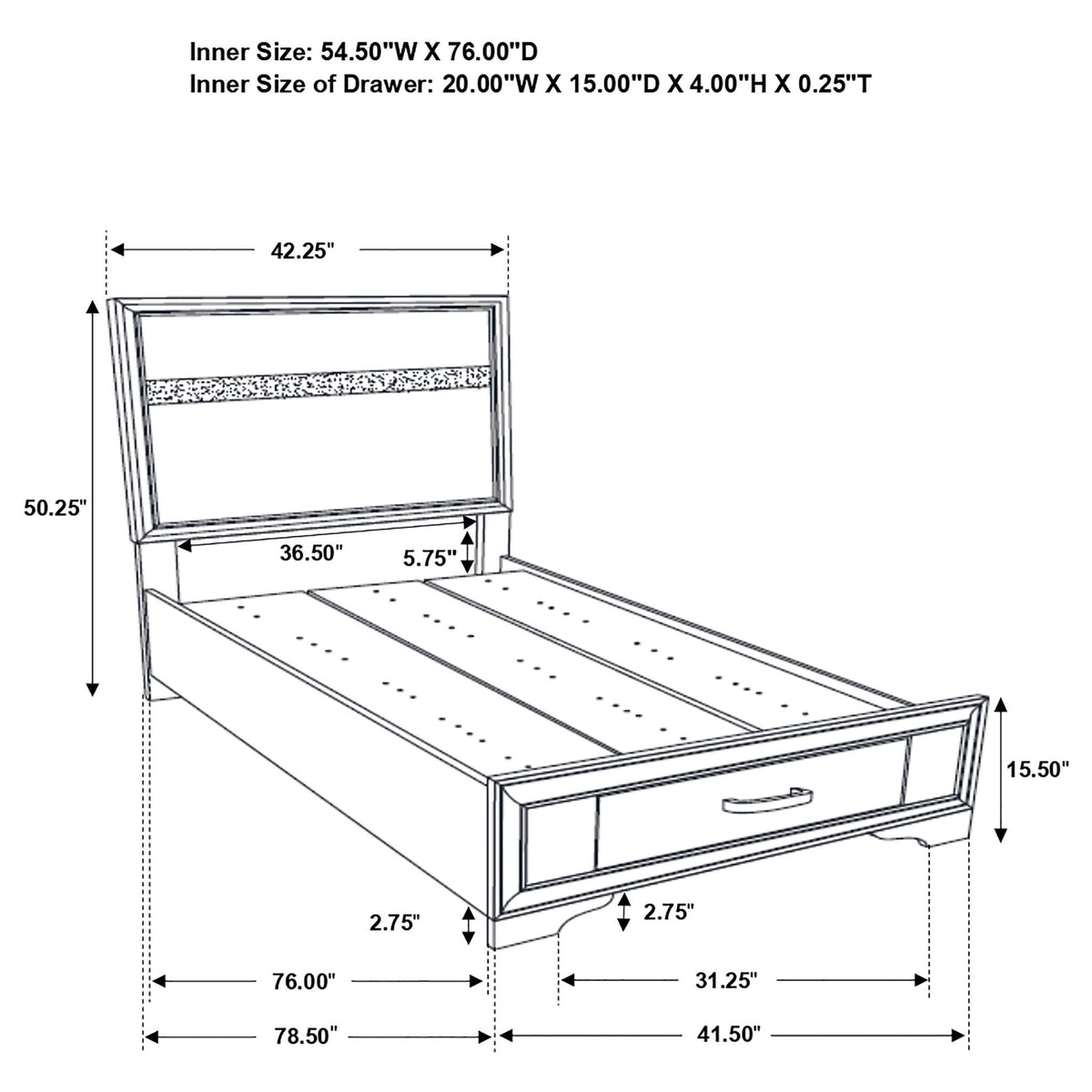 Annie - 4 Piece Bedroom Set