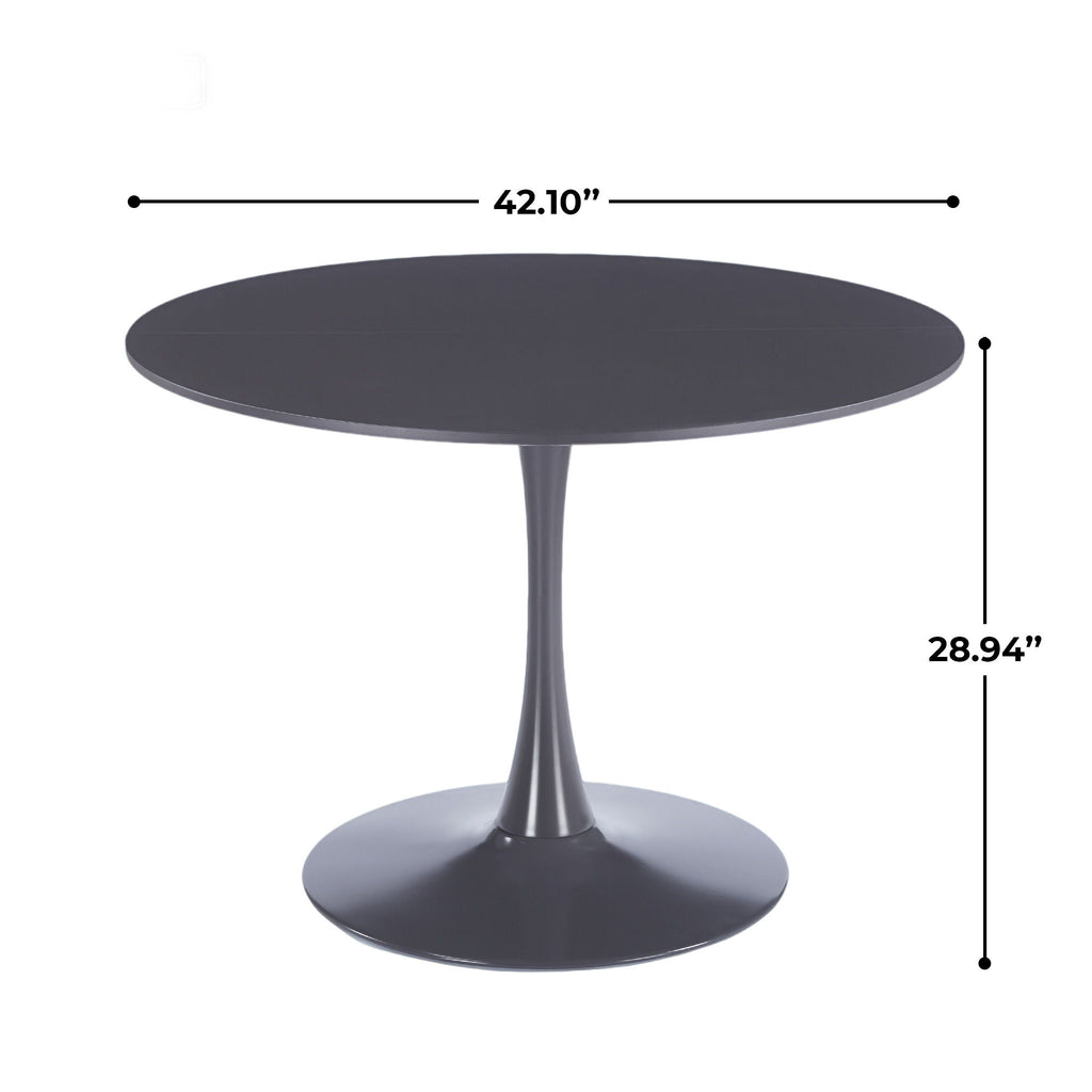 Round Tulip Table, Pedestal Design