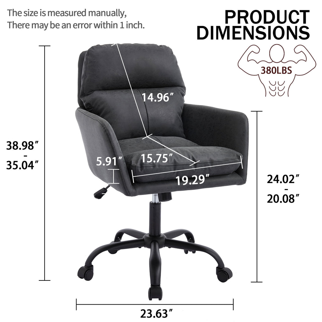 Office Chair With Adjustable Height, Ergonomic Design