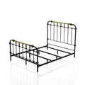 Transitional Style Bed With Accents