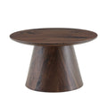 Circular Coffee Table With Adjustable Feet