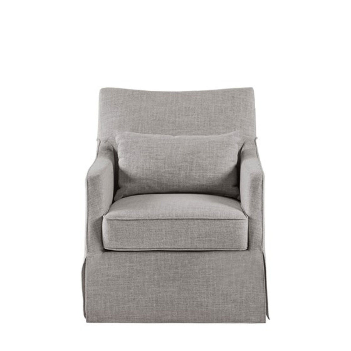 Traditional Design London Skirted Swivel Chair