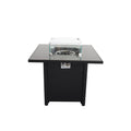 Powdercoated Fire Pit With Top - Black