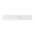 Side Splash With Backsplash For Bathroom Vanity Top - White