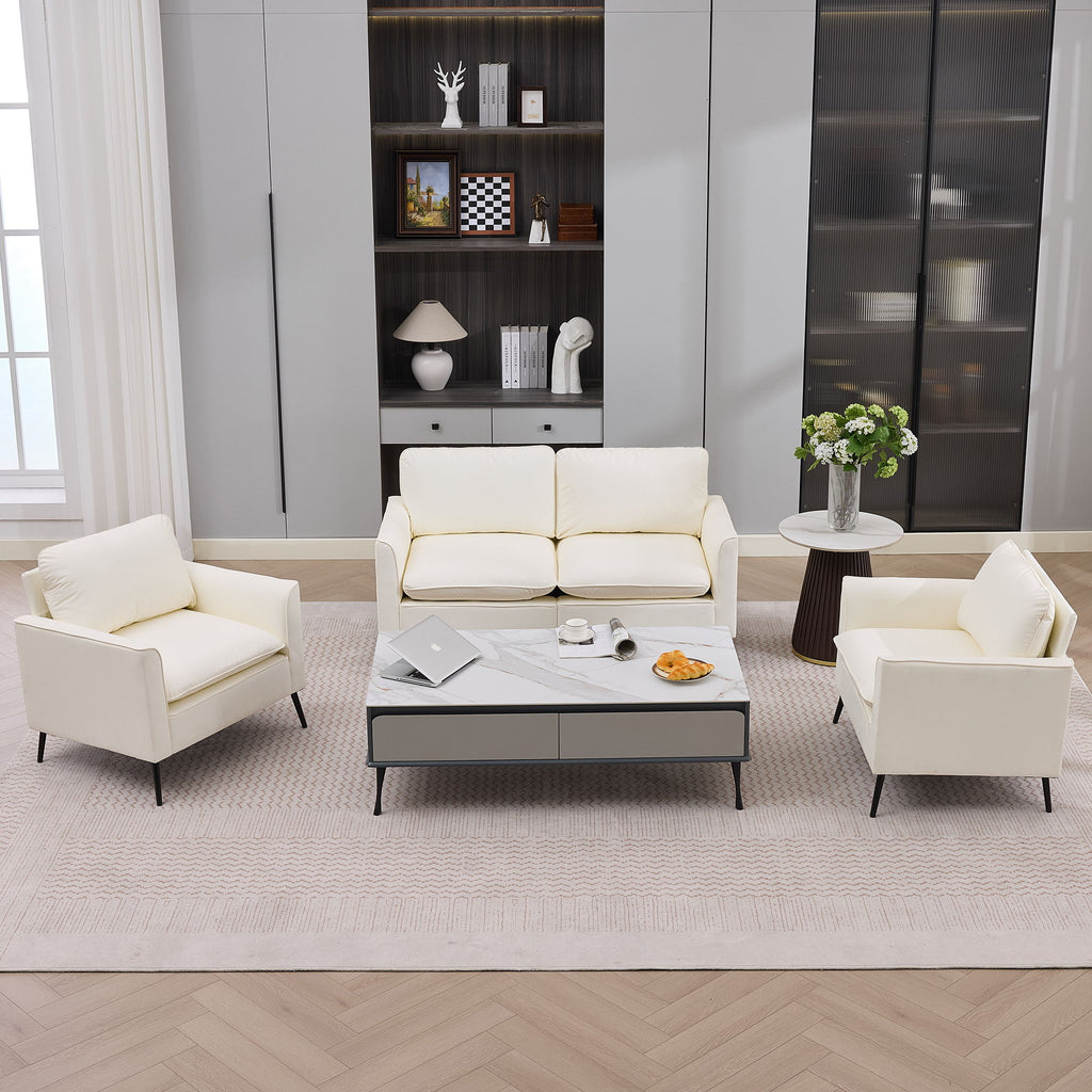 Upholstered Sofa Loveseat For Living Room