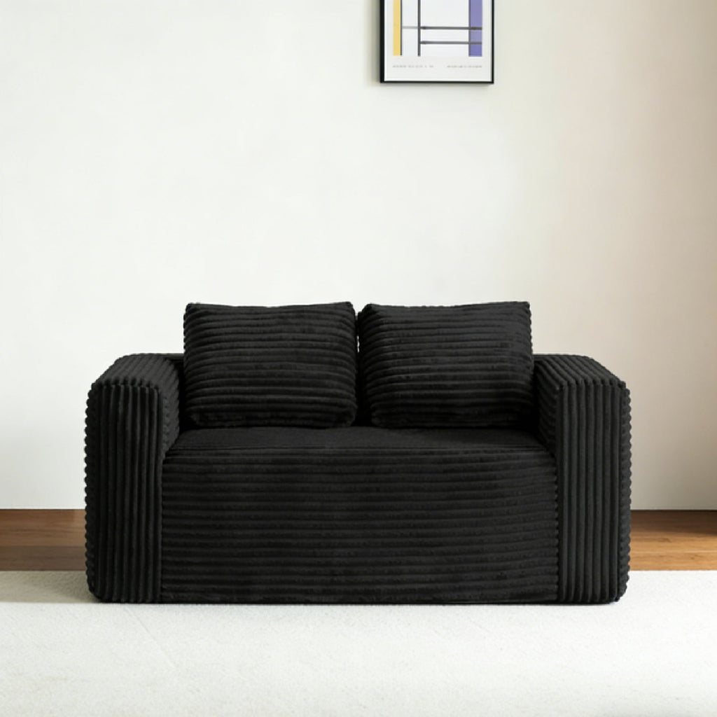 Cloud Loveseat Sofa Couch, 2 Seater Boneless Couch