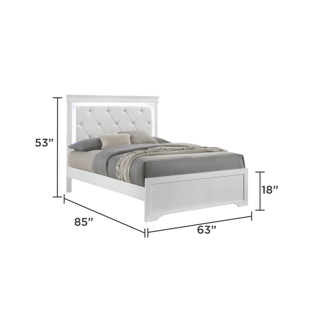 Blaze - Bed With LED Headboard