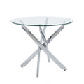Round Dining, Kitchen Table For Dining Room - Chrome