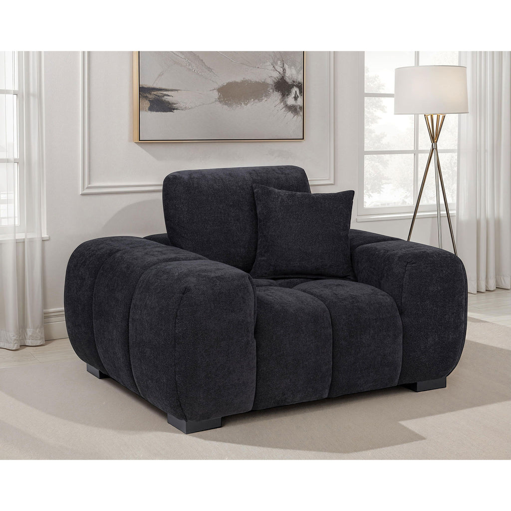 Plather - Track Arm Accent Chair