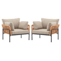 Rope Lounge Chair With Cushions For Modern Spaces