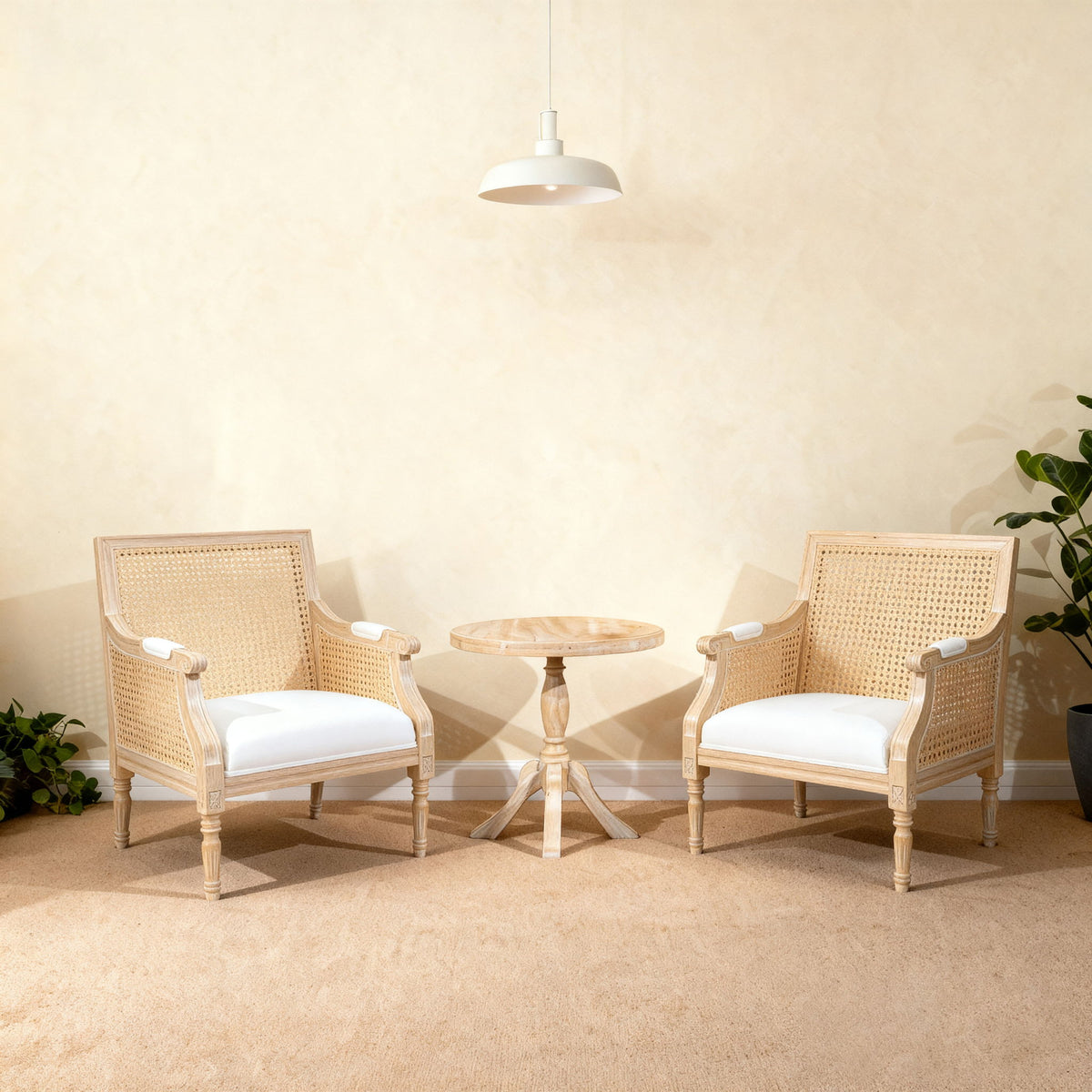 Accent Chair For Living Rooms - Beige