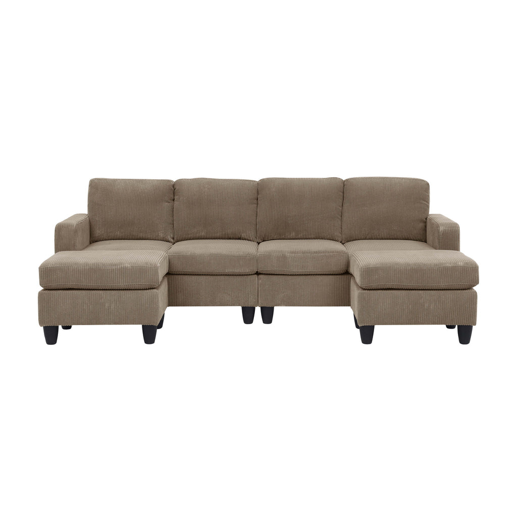 Modular Sectional With 2 Ottomans
