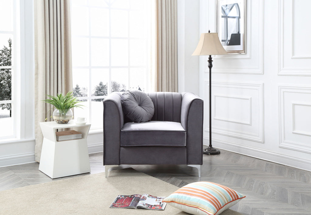 Contemporary Sloped Armchair