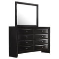 Palamino - 8 Drawer Dresser With Mirror - Black