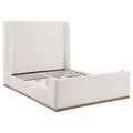 Vindra - Queen Sleigh Bed - Cream