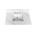 Bathroom Vanity Top With Undermount Sink, 3 Pre Drilled Holes