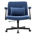 Criss Cross Armrest Office Chair With Wheels