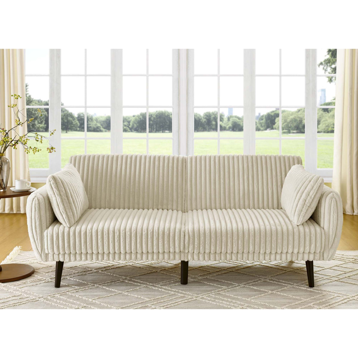 Futon Sofa Bed With Tall Legs