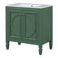 Bathroom Vanity With Sink With 2 Doors And Adjustable Shelf