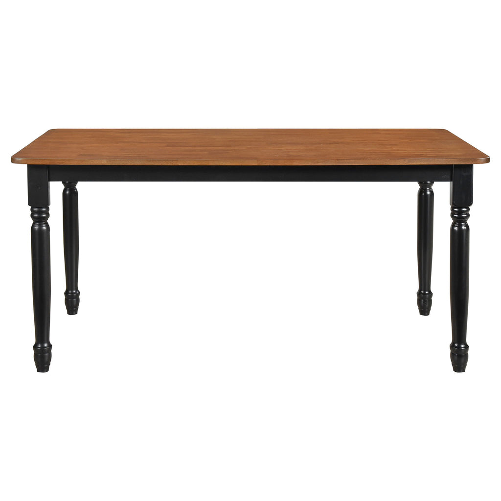 Hayward - Dining Table Rectangular Table With Rounded Edge Top - Walnut