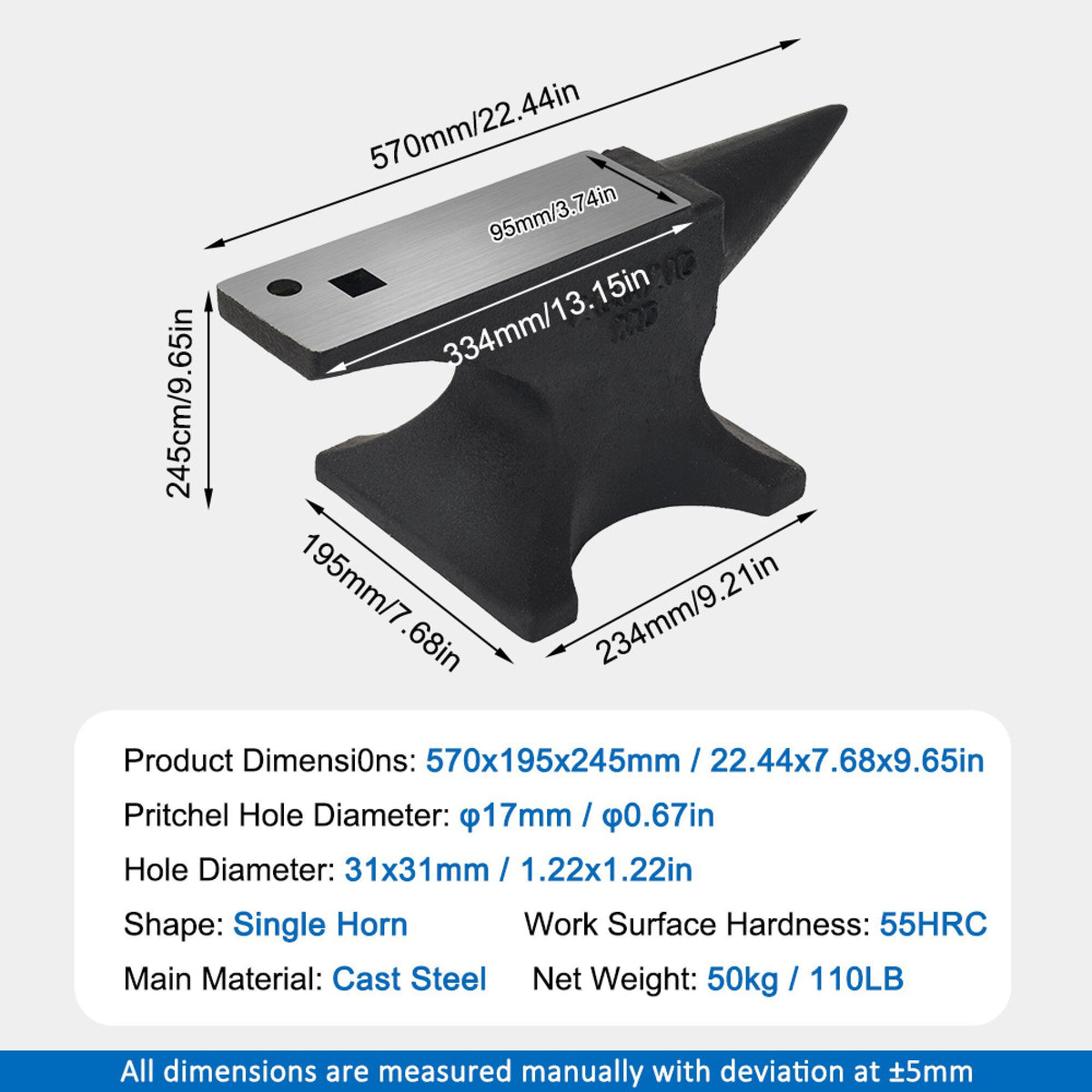 Cast Steel Anvil