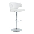 Adjustable Swivel Bar Chair With Ergonomic High Back Design