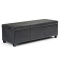 Avalon - Contemporary Storage Ottoman Bench