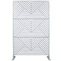Freestanding Outdoor & Indoor Freestanding Metal Privacy Screen