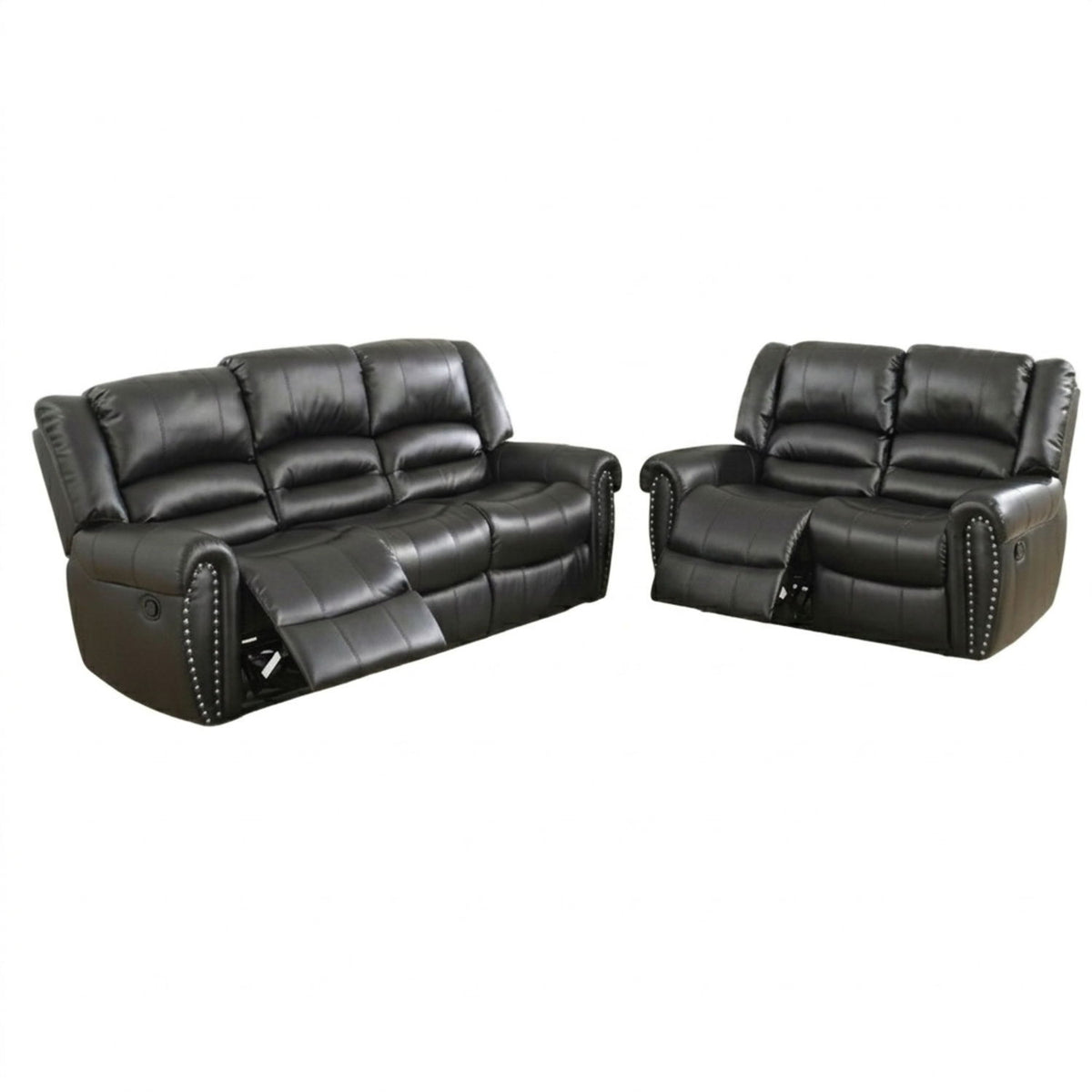 Modern Living Room Set With Nailhead Trim