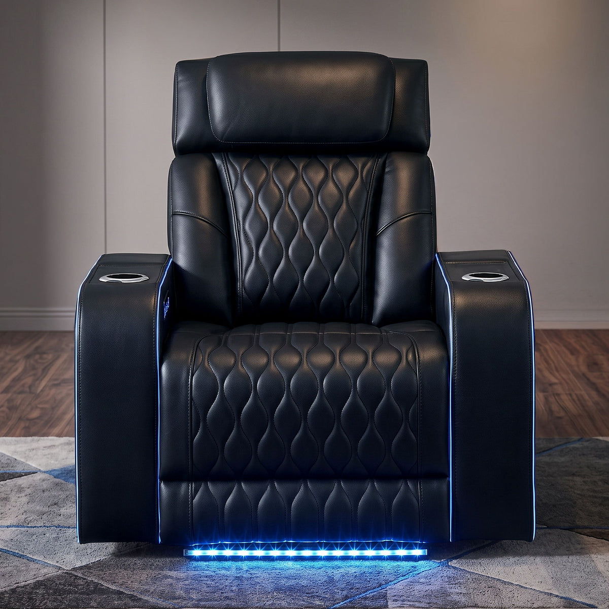 Electra - Power Recliner With Power Headrest, Massage, LED Lighting And USB Control