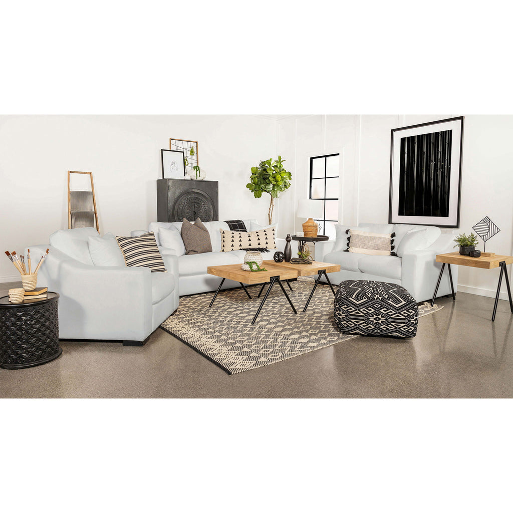 Chelan - Upholstered Track Arm Sofa Set With Curved Arms