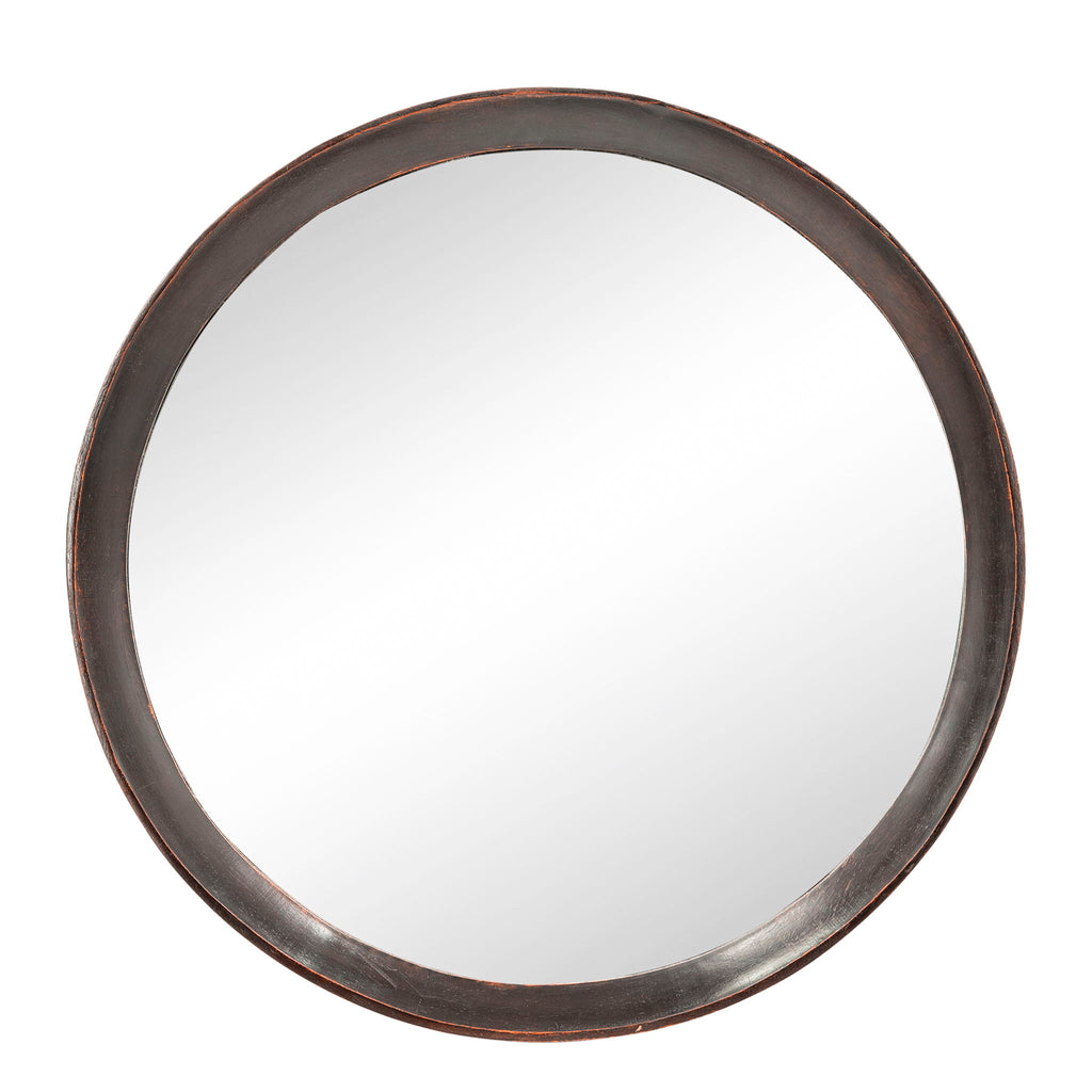 Transitional Decor Style Wall Mirror Decor With Frame For Bathroom
