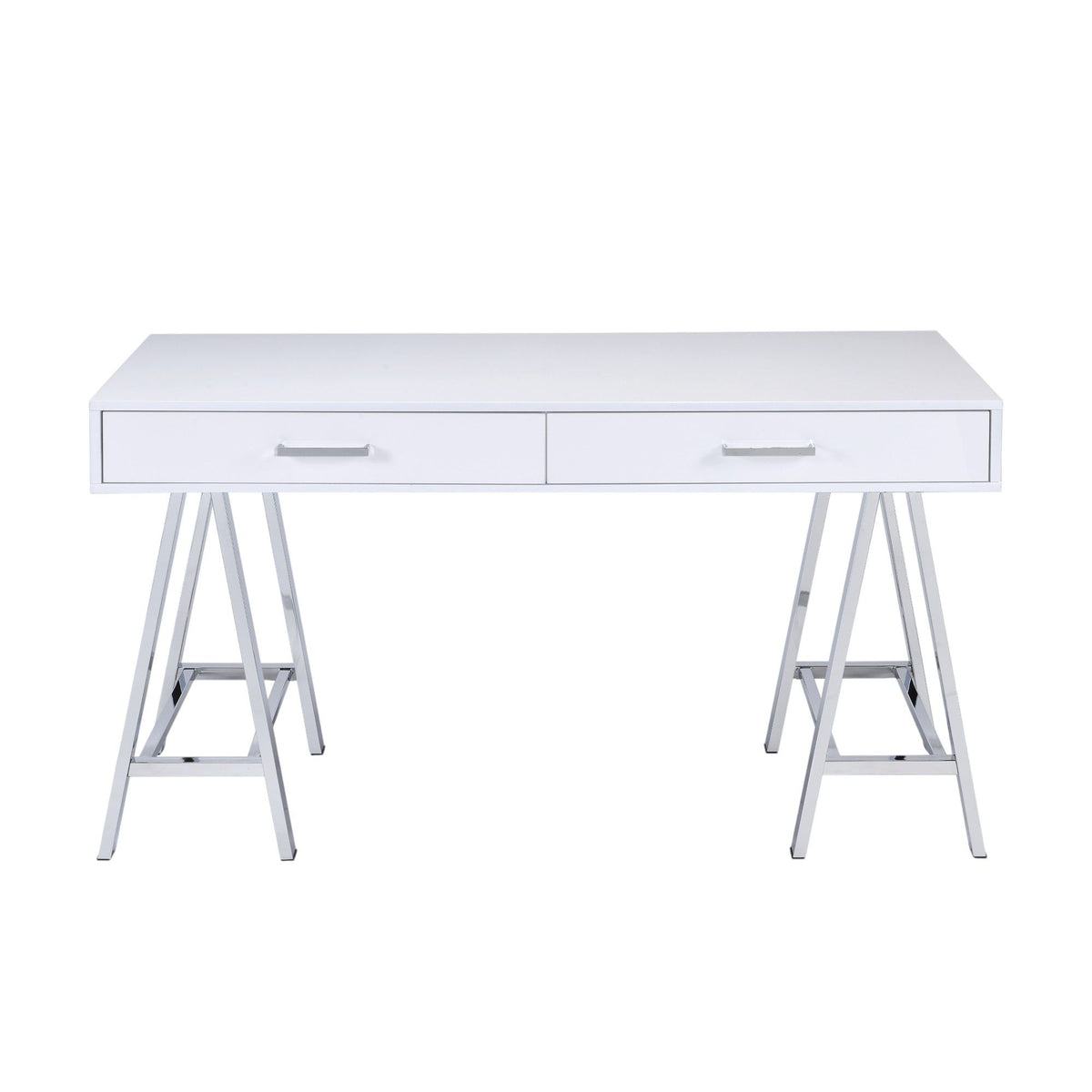 Coleen - High Gloss Writing Desk With USB