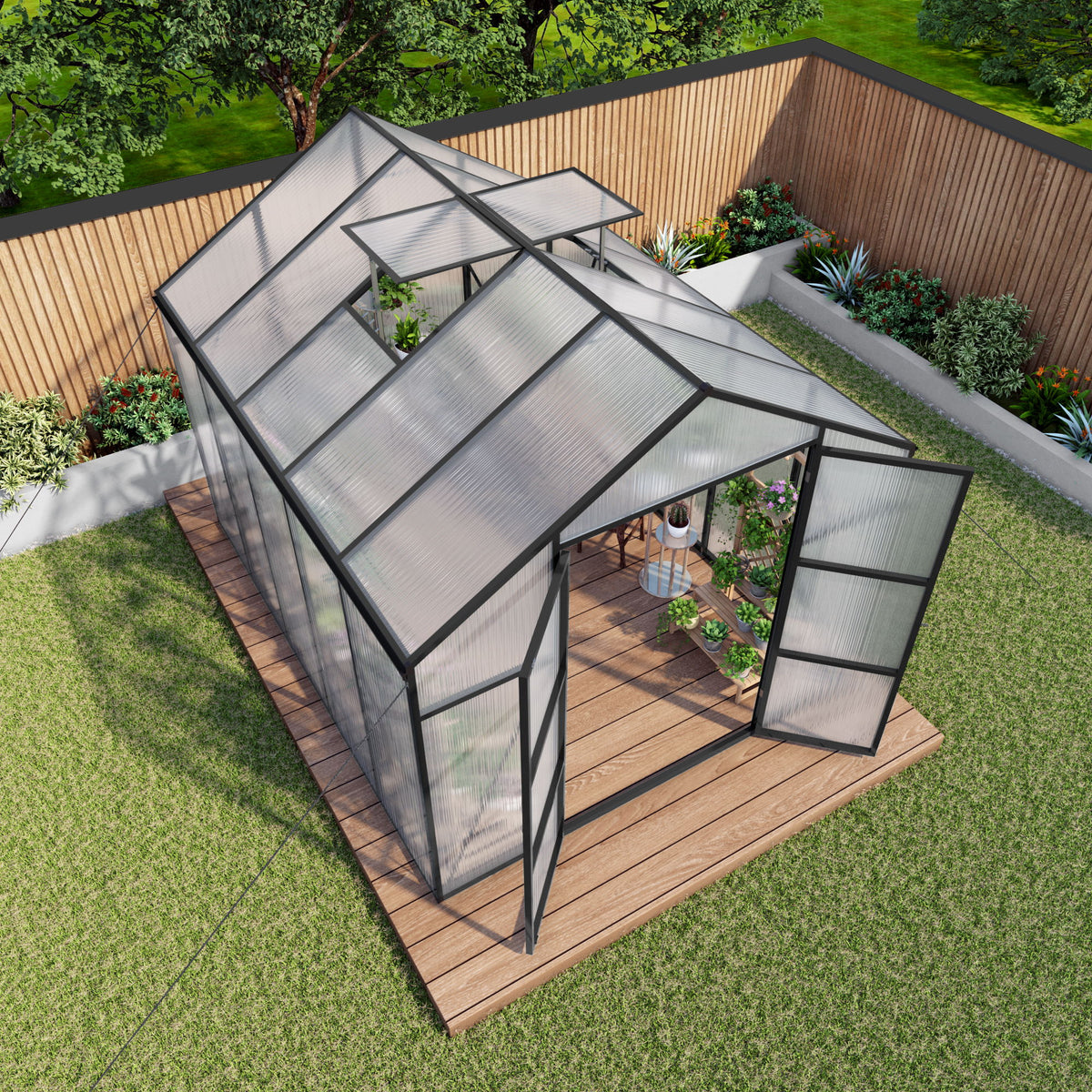 Gain Height Windproof house All Season Outdoor Garden Shelter